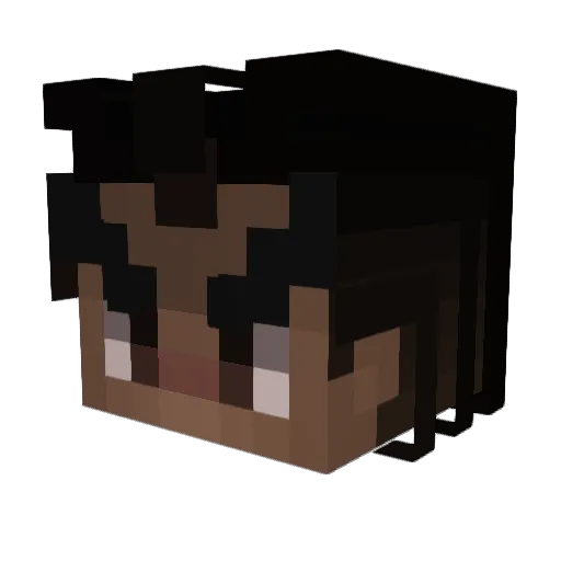 kymaz Minecraft avatar head, 3D render
