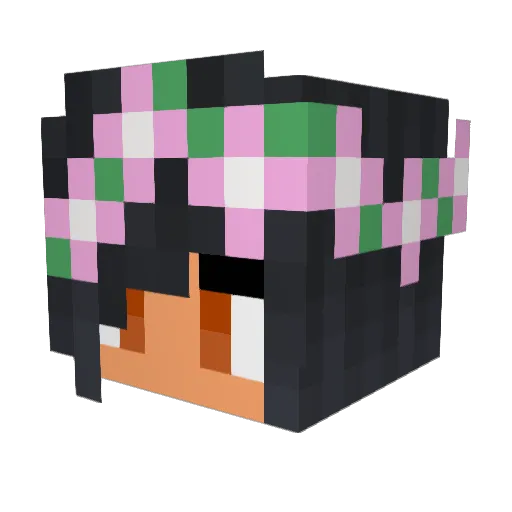 kymcc10 Minecraft avatar head, 3D render