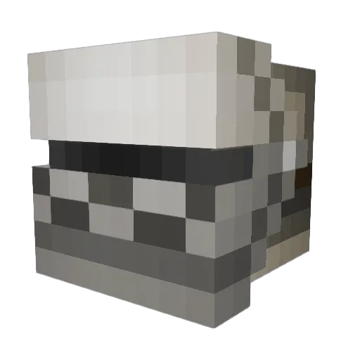kymmo101 Minecraft avatar head, 3D render