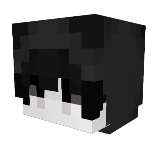 kymou Minecraft avatar head, 3D render
