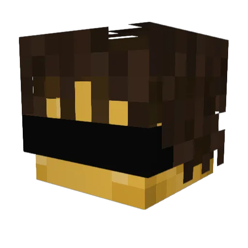 kyn_thepotato Minecraft avatar head, 3D render