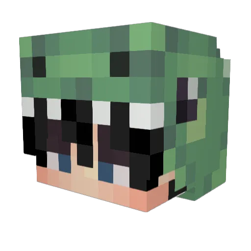 kynee1 Minecraft avatar head, 3D render