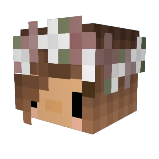 kynnie_sunshine Minecraft avatar head, 3D render