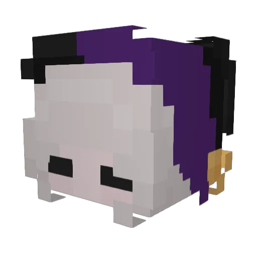 kynubii Minecraft avatar head, 3D render