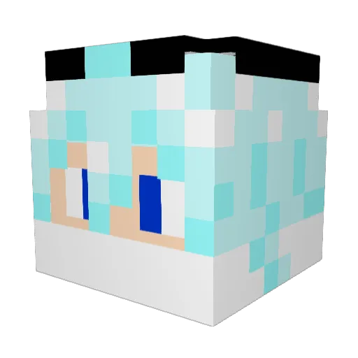 kyo3141 Minecraft avatar head, 3D render