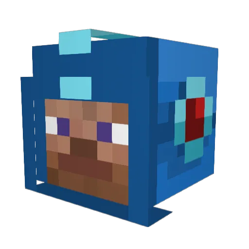 kyobiyo Minecraft avatar head, 3D render
