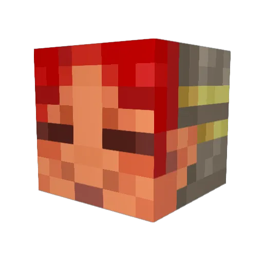 kyochan_ Minecraft avatar head, 3D render