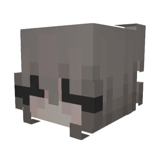 kyodei Minecraft avatar head, 3D render