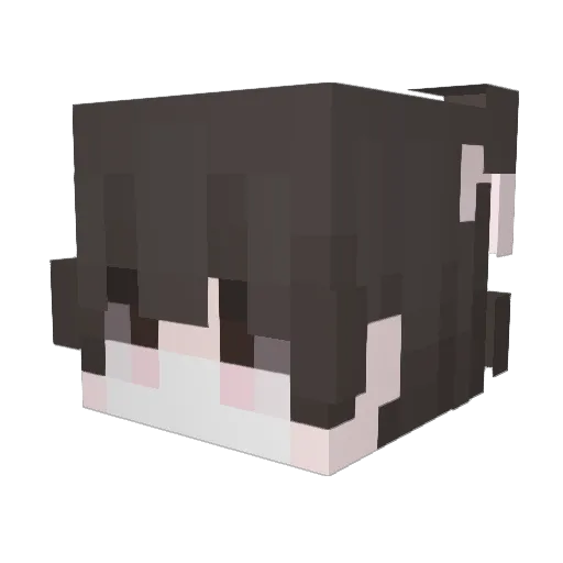 kyohhs Minecraft avatar head, 3D render