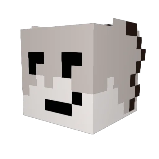 kyoifish Minecraft avatar head, 3D render