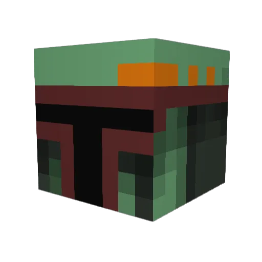 kyoka Minecraft avatar head, 3D render