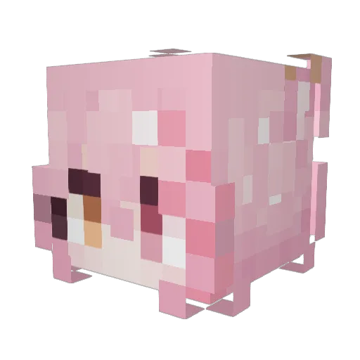 kyokorovt Minecraft avatar head, 3D render