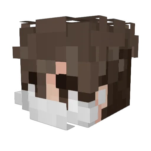 kyokzuk Minecraft avatar head, 3D render