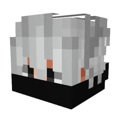 kyon999 Minecraft avatar head, 3D render