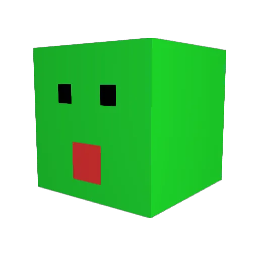kyonchans Minecraft avatar head, 3D render
