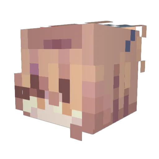 kyonshii1006 Minecraft avatar head, 3D render