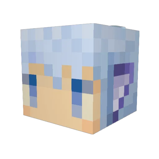 kyoro1230 Minecraft avatar head, 3D render
