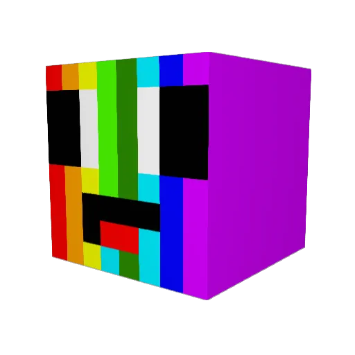 kyosaurus Minecraft avatar head, 3D render