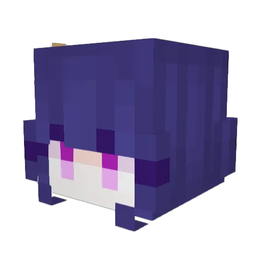 kyoshi_desu Minecraft avatar head, 3D render