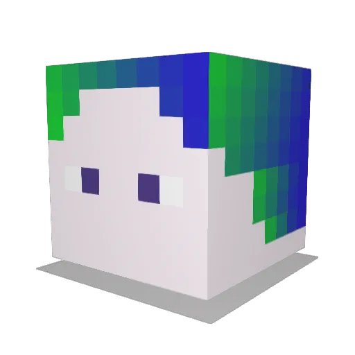 kyosuke22 Minecraft avatar head, 3D render