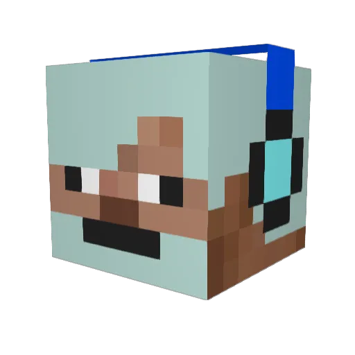 kyoung315 Minecraft avatar head, 3D render