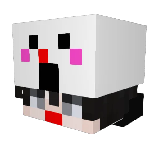 kyoutan2 Minecraft avatar head, 3D render