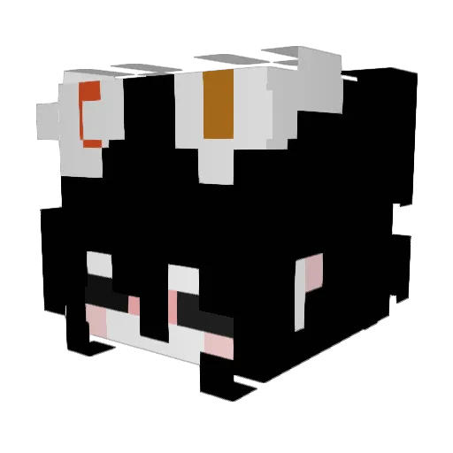 kyoweh Minecraft avatar head, 3D render