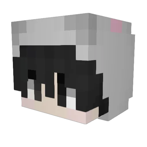kyrenze Minecraft avatar head, 3D render