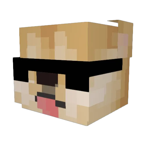 kyrilsins Minecraft avatar head, 3D render