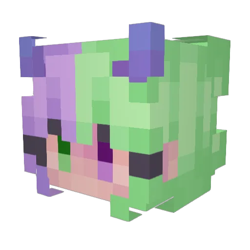 kyro_games Minecraft avatar head, 3D render