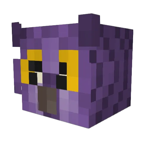 kyrochi Minecraft avatar head, 3D render