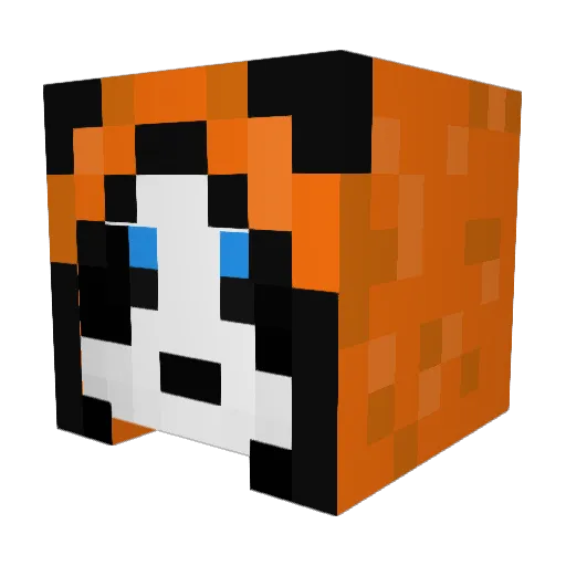 kyron45 Minecraft avatar head, 3D render