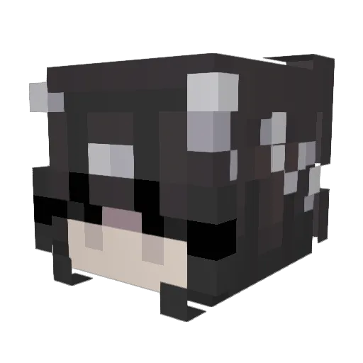 kyrosaurus Minecraft avatar head, 3D render