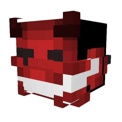 kysLLLL Minecraft avatar head, 3D render