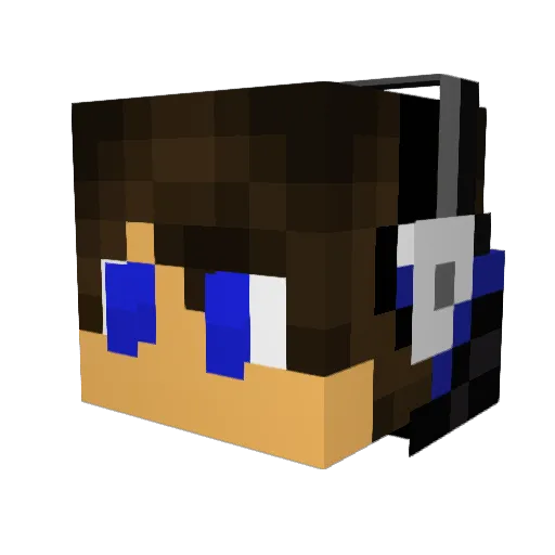 kysam2 Minecraft avatar head, 3D render