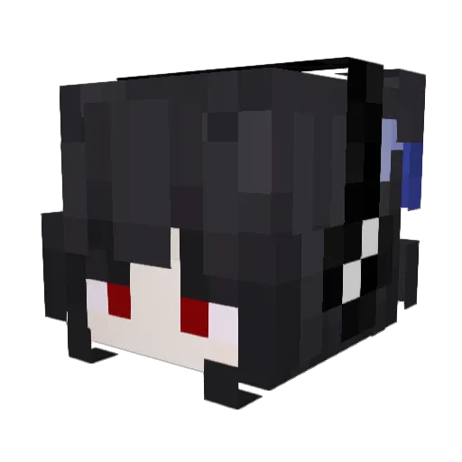 kyself Minecraft avatar head, 3D render