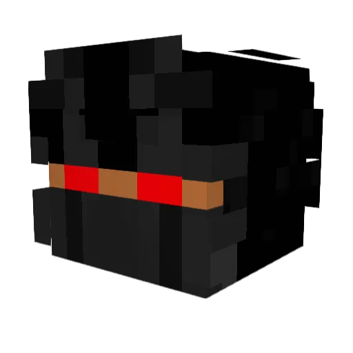 kysniqqa Minecraft avatar head, 3D render