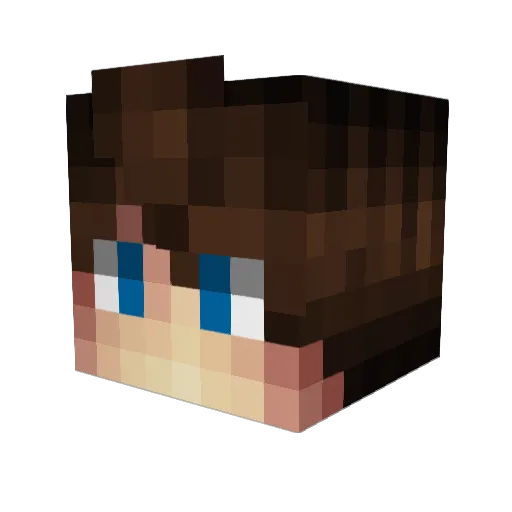 kyth0 Minecraft avatar head, 3D render