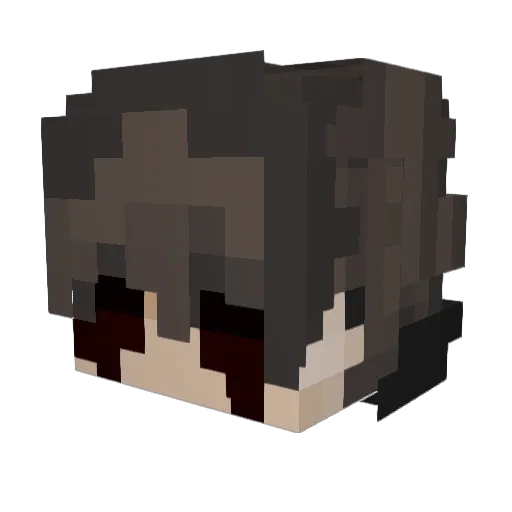 kytreex Minecraft avatar head, 3D render