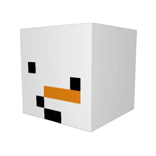 kyubin0121 Minecraft avatar head, 3D render