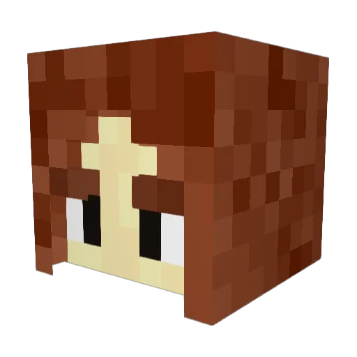 kyujin6 Minecraft avatar head, 3D render