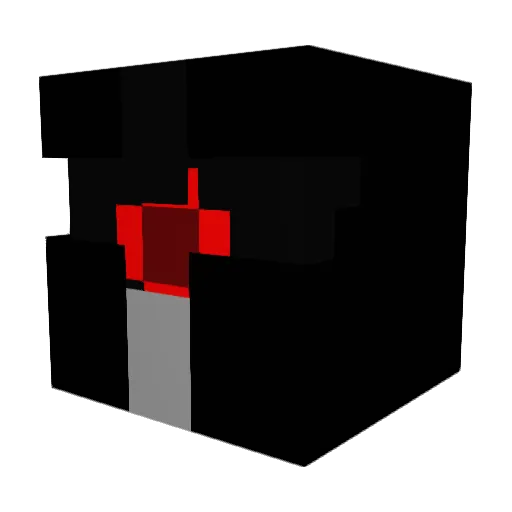 kyusuba Minecraft avatar head, 3D render