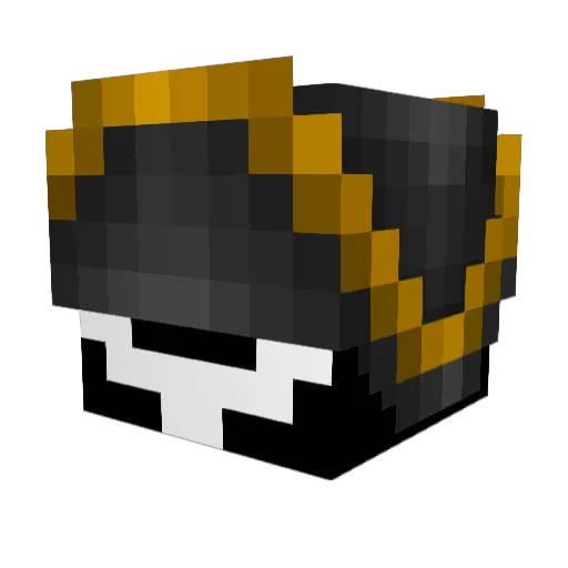 kyuubi_ON Minecraft avatar head, 3D render