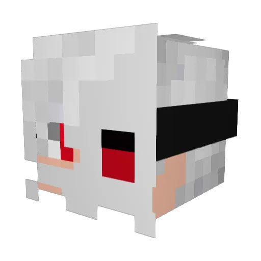 kyuww Minecraft avatar head, 3D render