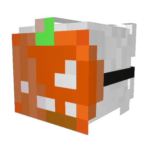 kyvellian Minecraft avatar head, 3D render