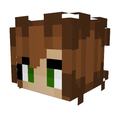 kyykav Minecraft avatar head, 3D render