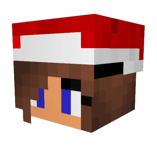 kyyute Minecraft avatar head, 3D render