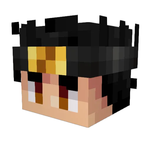 kyzanti Minecraft avatar head, 3D render