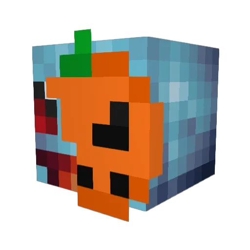 kyzen7v Minecraft avatar head, 3D render