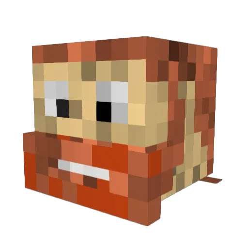 kyzer95 Minecraft avatar head, 3D render